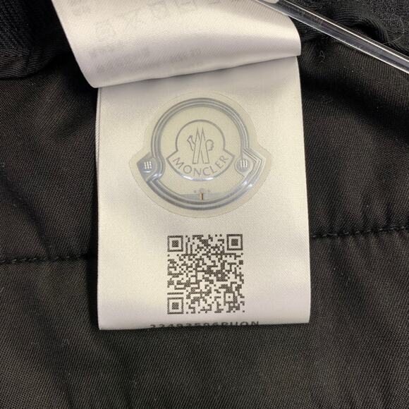 MONCLER Size 34 Black Twill Polyamide Blend Drawstring Casual Pants - Picture 11 of 12